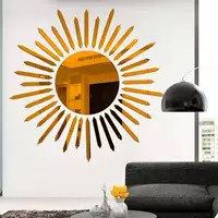 New Decorative Mirrors Wall ers Sun Flower Aesthetic Roo