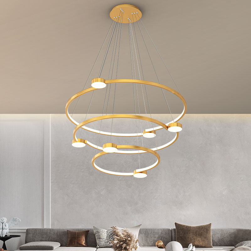 Light Spot Nordic Living Room Main Lamp Atmosphere Brief Modern Creative Light Lavish Chandelia Dining Hall Dining Room Light Bedroom Lights