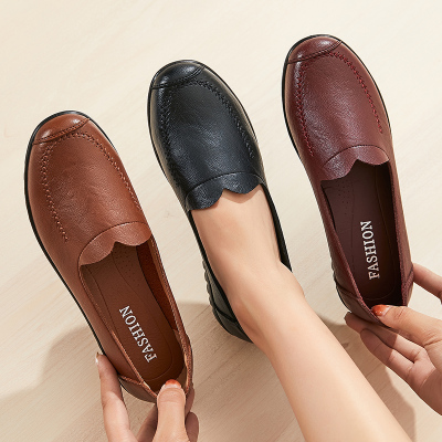 中年大码女鞋单鞋女春秋新款妈妈鞋