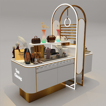 Jewelry display cabinet product display cabinet paint shopping mall light luxury bag jewelry Nakashima jewelry display cabinet stainless steel