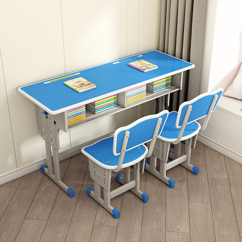 Elementary School Chairs School Chairs School Tutoring Class Desk Home Children Study Desk Double Student Desk Suit