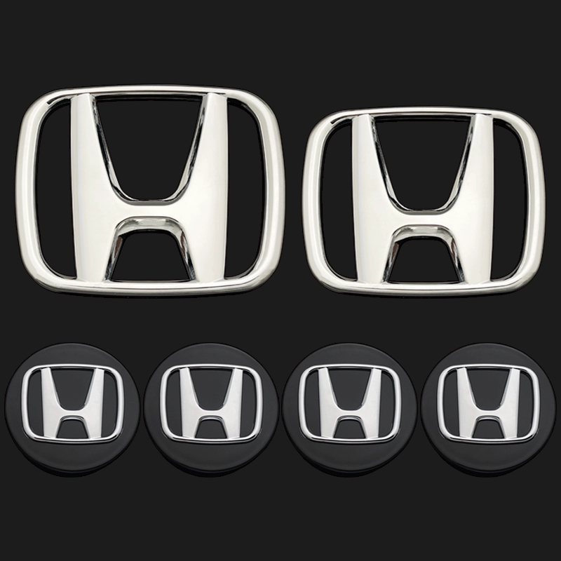 Thích hợp cho Honda MNV sửa đổi logo trước xe hơi phía trước Hub Che tem dán xe ô tô màu đỏ tem xe oto 4 chỗ