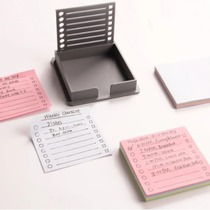 亚马逊新品 Post-It Note Template 便利贴模板收纳盒塑料盒