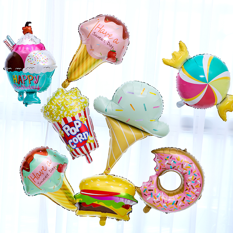 Balloon Decoration Children Cartoon Creative Steam Ball Baby Birthday Full Moon Birthday Aluminum Film Party Event Scene Arrangement