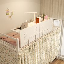 Upper bunk guardrail anti-fall college dormitory guardrail bed artifact double-layer safety fence bedside sleeping guard