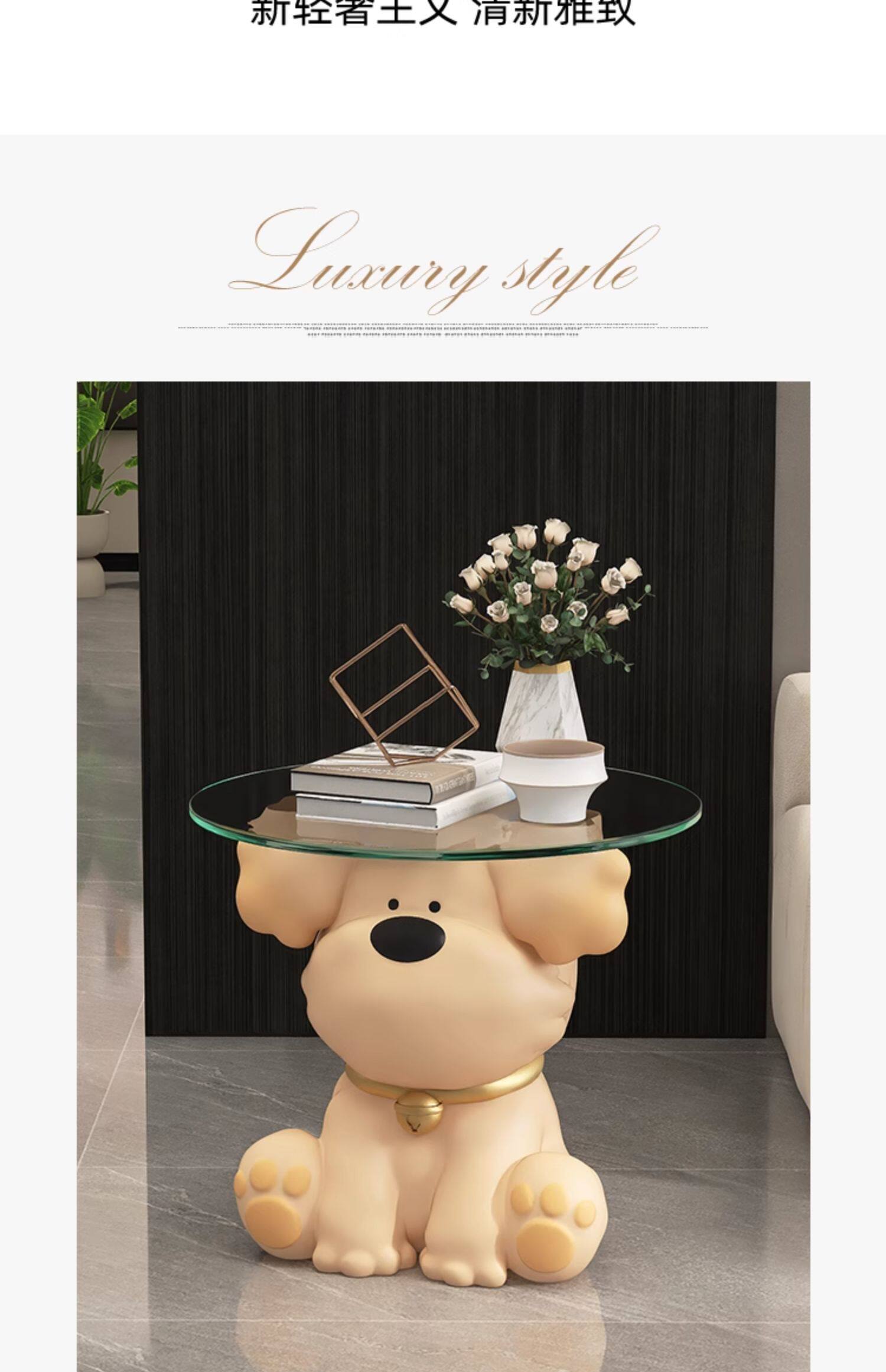 奶油风熊落地摆件装饰品电视柜旁沙发边几床头柜高级感乔迁礼物详情25