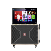Manlong square dance audio with display outdoor wireless microphone karaoke high-power singing ktv speaker 3593