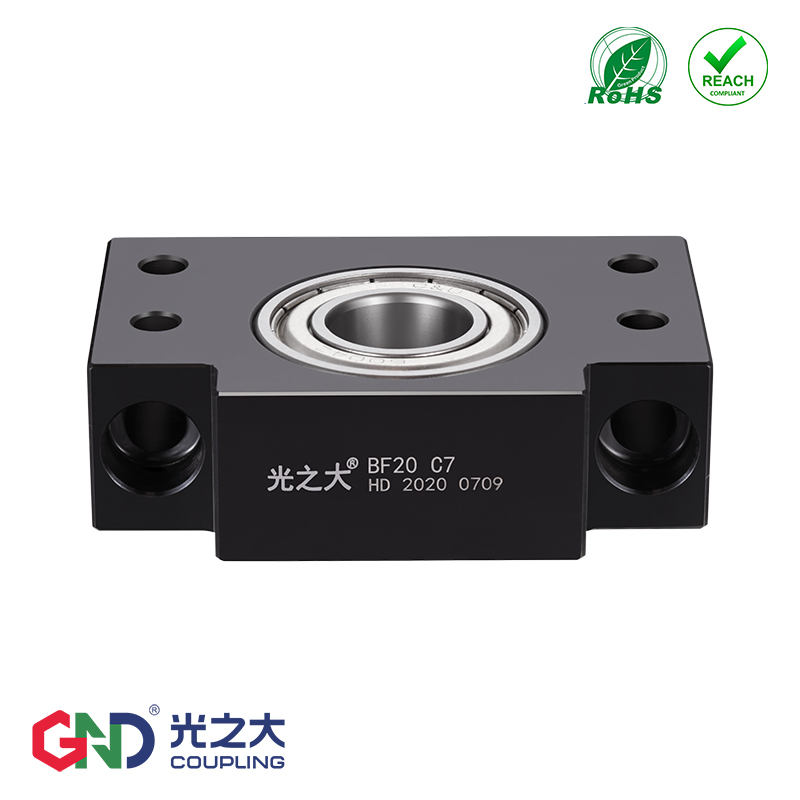 Light large ball screw square support seat high-precision BF12 screw precision bearing seat coupling
