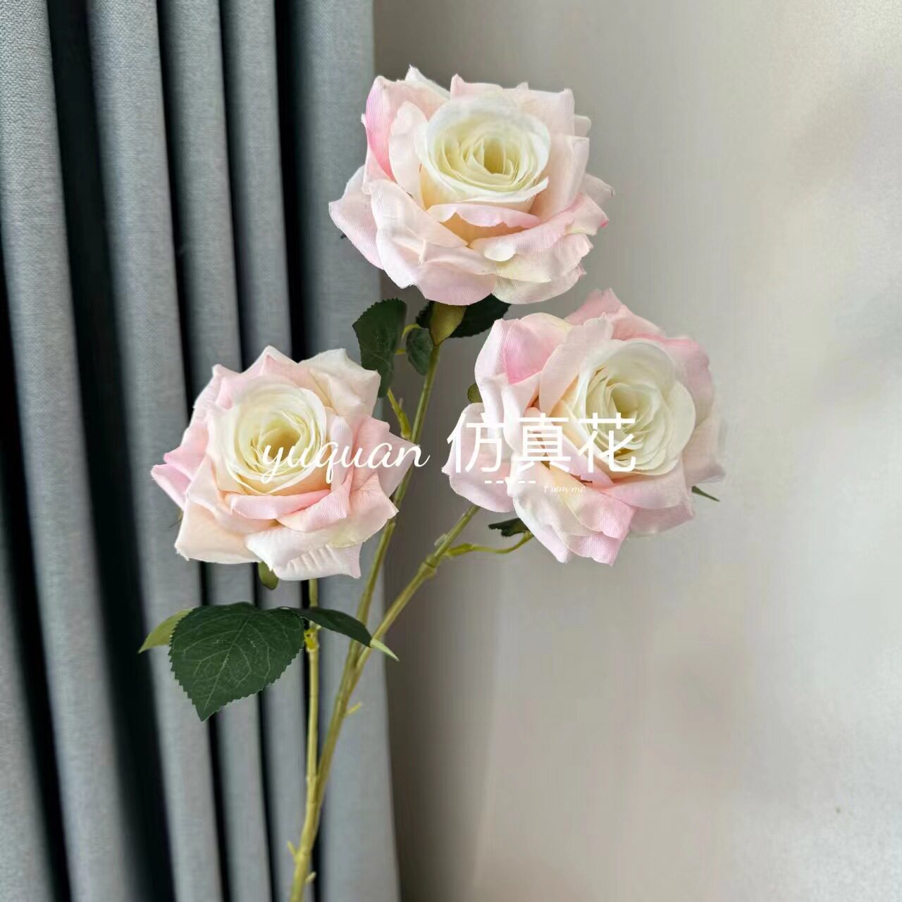 Искусственные розы Jupu Mocha Rose серые