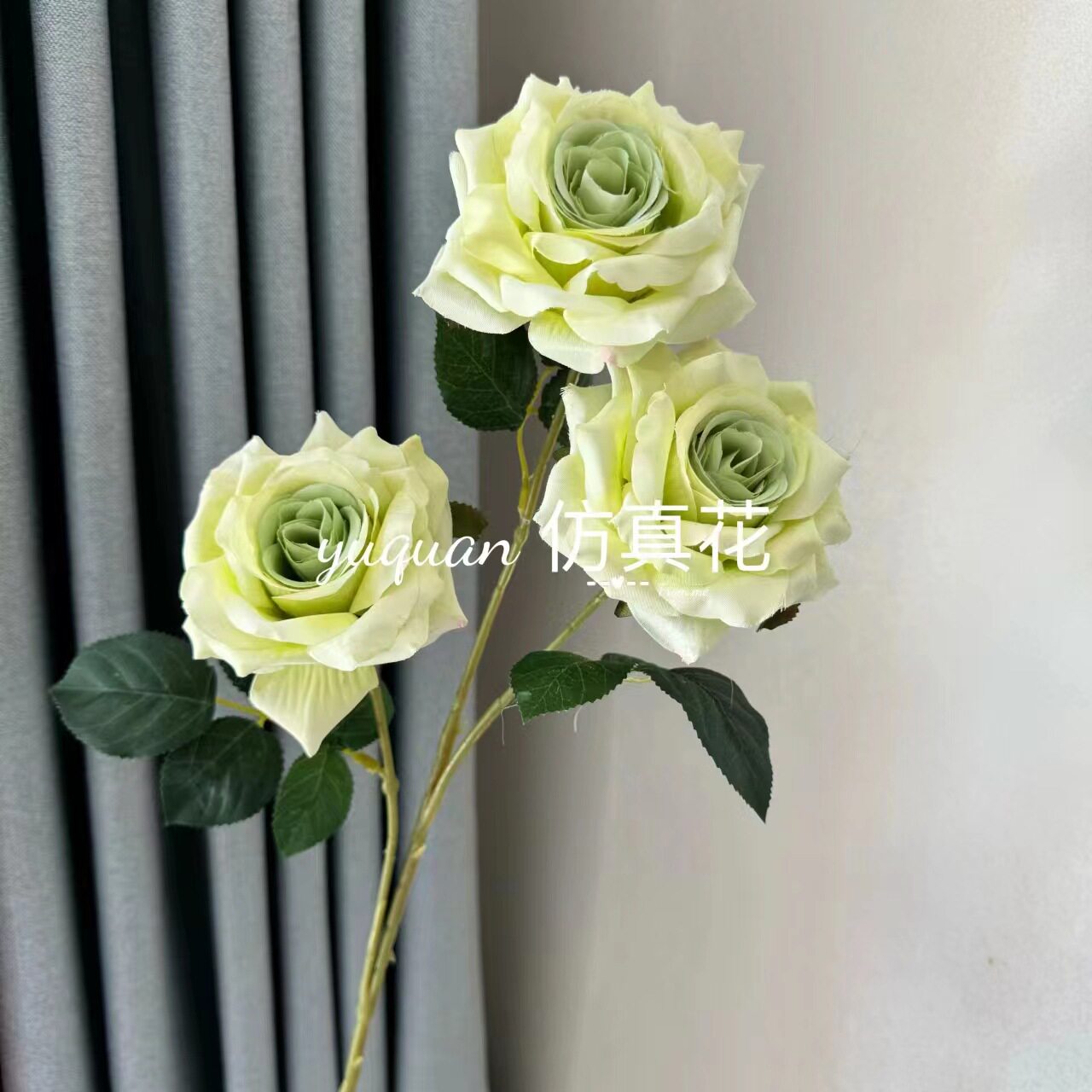Искусственные розы Jupu Mocha Rose серые