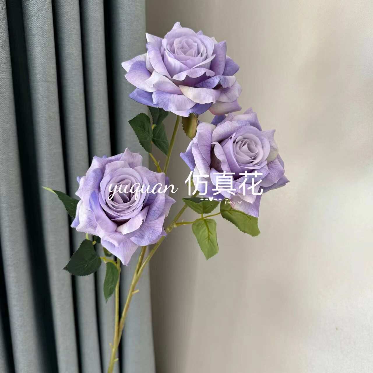 Искусственные розы Jupu Mocha Rose серые