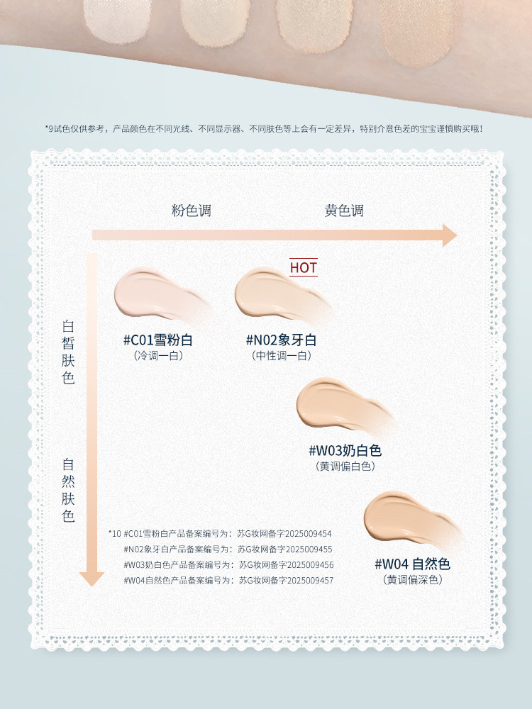 воздушная подушка 【38开门红】花知晓邦尼花园气垫粉霜细腻贴肤遮瑕持妆旗舰店