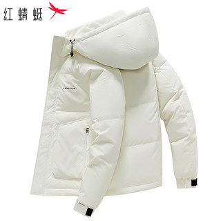红蜻蜓冬季羽绒服男士2025年新款休闲面包服加厚保暖外套男女同款