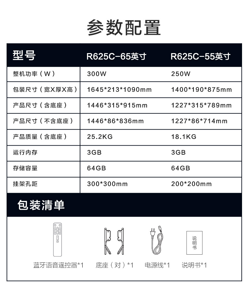 屠夫级性价比 TCL雷鸟 R625C 65英寸4K电视 图21