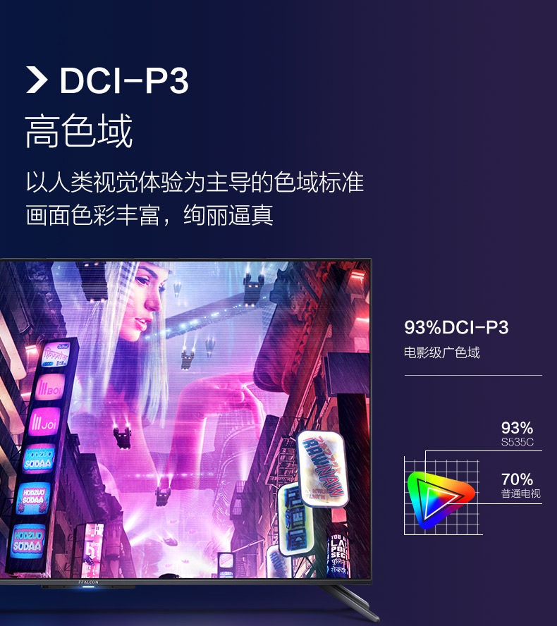 真香好电视 雷鸟 S535C 55寸全面屏电视 真4K软屏 棋盘式背光 图8