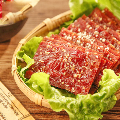 靖江猪肉脯1斤/500g肉类网红零食小吃的猪肉干100g休闲食品大礼包