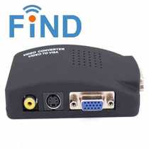 Factory direct sales AV to VGA converter TV to PC video converter Video to AV Converter