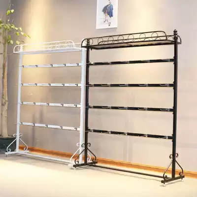 Socks shelf display rack floor multifunctional jewelry rack glove rack stockings rack hanging underwear Island shelf