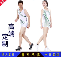 Badminton clothing sports suit summer quick-drying sweat-absorbing jersey table tennis clothing tennis track and field running training clothing customization