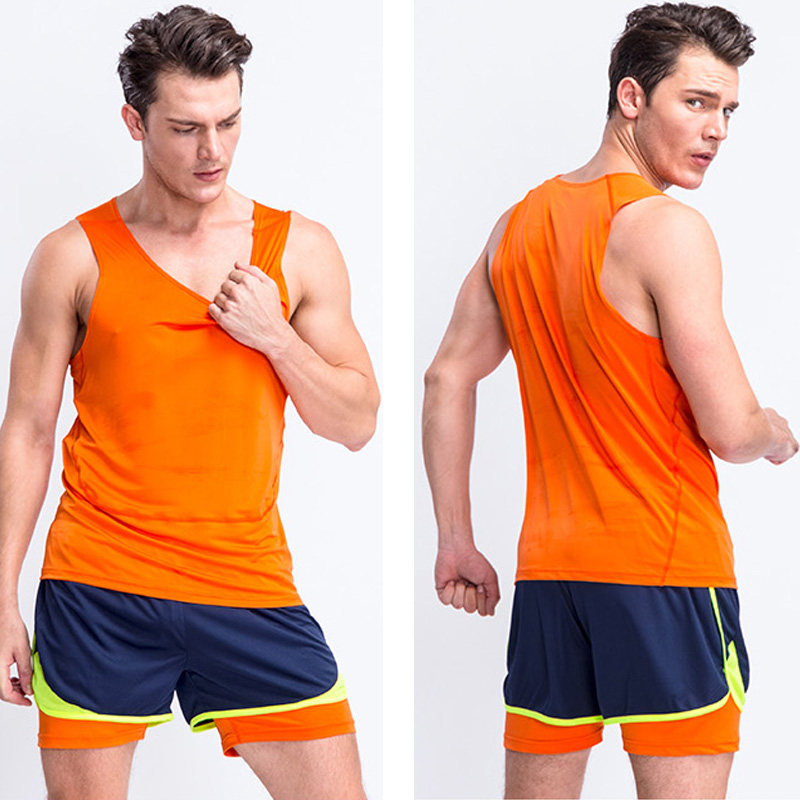Summer shorts sports suit men 2019 new round neck short-sleeved couple sportswear running casual two-piece women