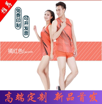 Training custom short-sleeved track suit suit physical examination suit sports mens and womens competition professional running ball clothes team uniform