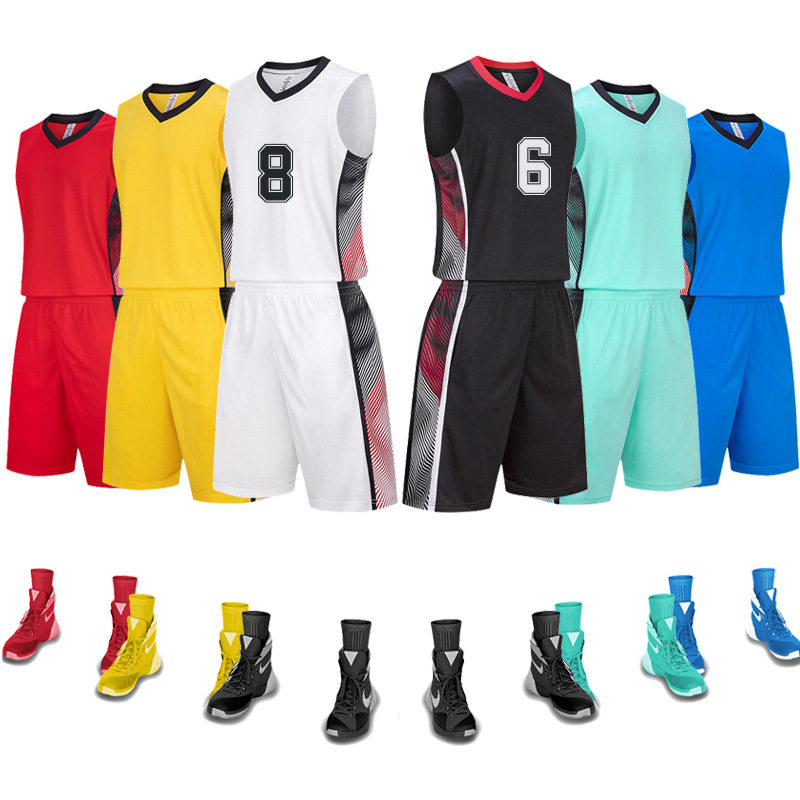 Customized basketball uniforms suits men's adult children's game team uniforms group purchase jersey printing number student class uniforms dragon boat uniforms