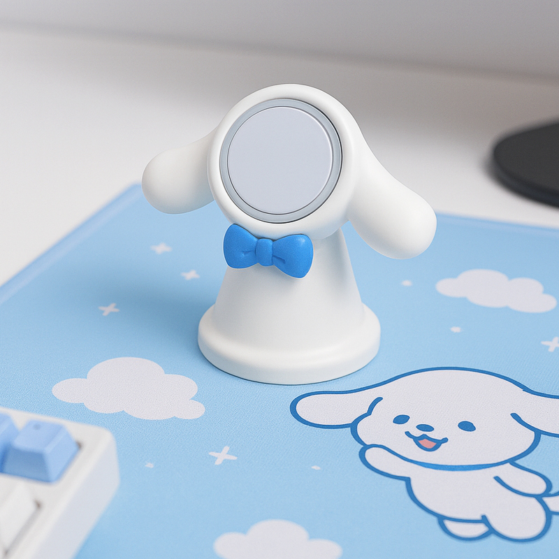 Creative Magsafe Magnetic Wireless Charging Phone Stand Big-Eared Dog Desktop Charging Base Suitable for iPhone Creative Magsafe Magnetic Wireless Charging Phone Stand Big-Eared Dog Desktop Charging Base Suitable for iPhone