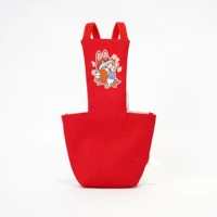 Восьмой -трехмерный трехмерный без бокового шитья красный каждый год есть рыба