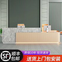 Piano Baking Lacquer Company Front Office Creative Desk Reception of NTU Shilox Beauty House Cashier Desk Custom
