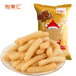 微果汇薯条薯片原味虾条休闲小吃