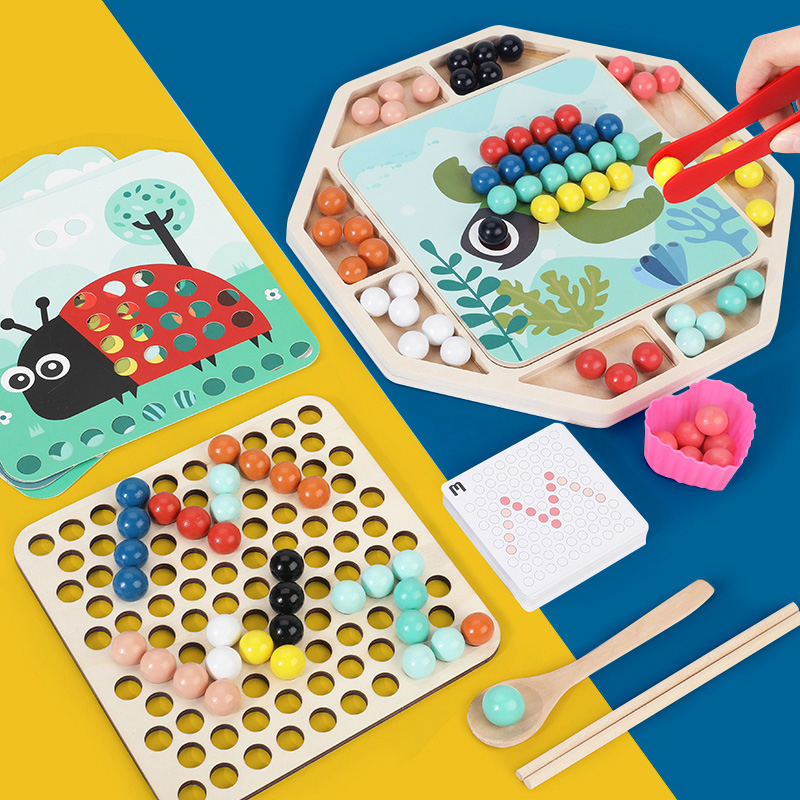 Baby Fine Action Training Dedicated to Grip Beads CHILDREN'S PUZZLE CHILDREN'S PUZZLE TRAINING TOY GAME