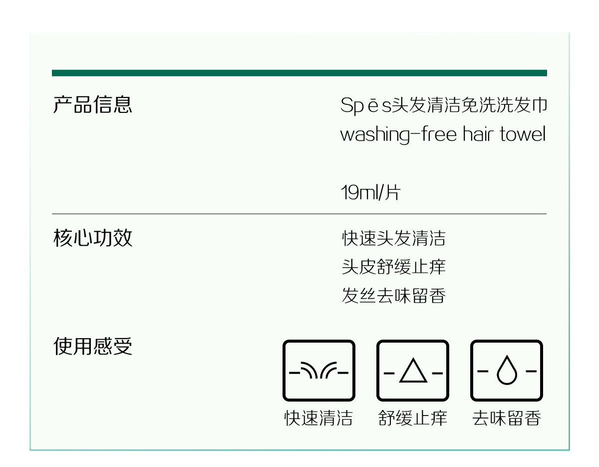 【中国直邮】 诗裴丝 免洗洗发巾 【散装】刘海款5片+5片常规 旅行 便携 控油 蓬松 止痒 留香 护发 防断发 功效型洗头巾