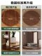 Solid Wood Full-Length Mirror, Floor-Standing Mirror for Home Use, Rotatable and Movable Fitting Mirror, Bedroom Mirror with Integrated Clothes Rack