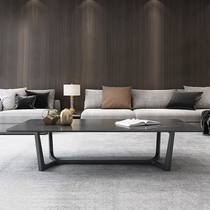 Nordic rock board coffee table Simple modern Wrought iron shape designer furniture Fashion meeting net Red office coffee table