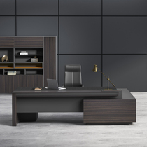 Nordic boss desk Simple modern president table and chair combination Atmospheric Chinese manager office furniture Large desk