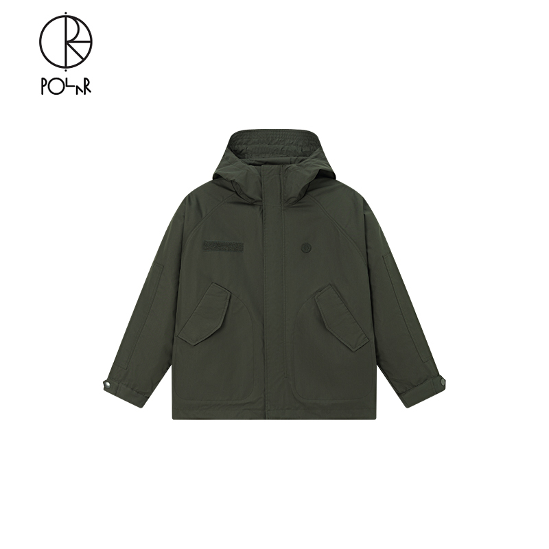 Polar Skate Co Walter Army Jacket Casual Jacket Three-In-One Hooded Work Jacket