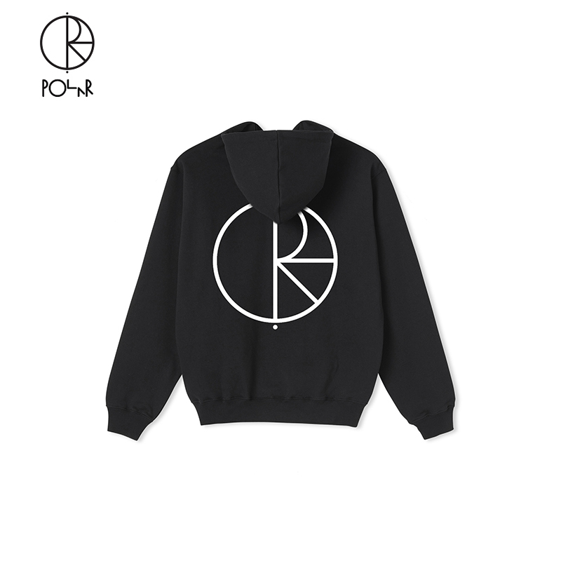 Polar Skate Co Stroke Logo Hoodie Spring and Autumn Skateboard Print Fleece Hoodie