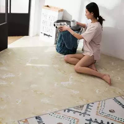 PVC floor stickers Self-adhesive plastic floor leather cement floor household floor tile stickers ins net red tile renovation 80