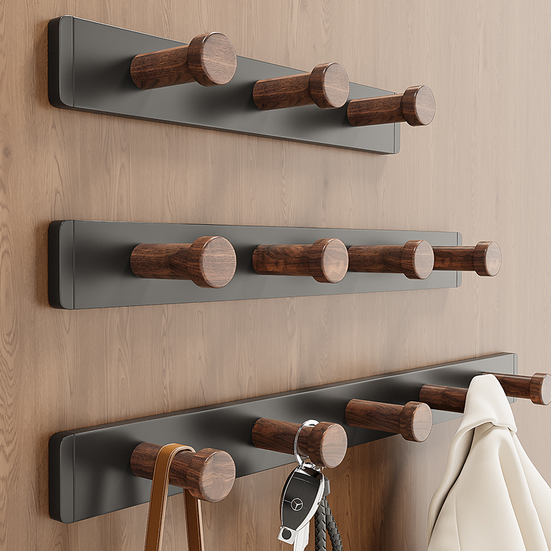 No-Drill Coat Hook for Entryway Door, Wall-Mounted Clothes Hook for Hallway, Wall-Mounted Clothes Rack, Wall-Mounted Hook Rail No-Drill Coat Hook for Entryway Door, Wall-Mounted Clothes Hook for Hallway, Wall-Mounted Clothes Rack, Wall-Mounted Hook Rail