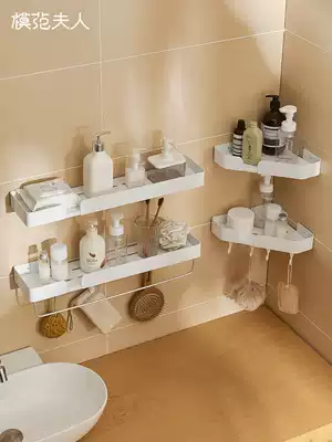 Bathroom shelf Toilet Toilet sink Wall punch-free wall-mounted powder room tripod storage shelf
