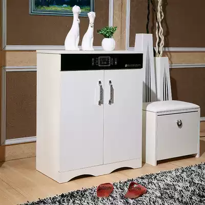 Electronic intelligent disinfection deodorization sterilization drying dehumidification heating shoe cabinet multifunctional ultra-thin porch Modern economy