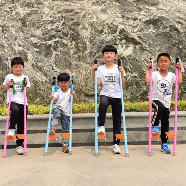 Children's kindergarten toys stilt balance feeling integration training new equipment sports fitness exercise outdoor