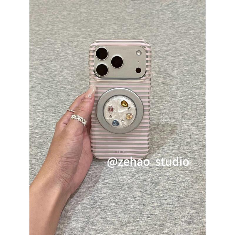ins Minimalist Pink Horizontal Stripes Suitable for Apple 17 Pro Max Magnetic Case iPhone 16 Pro Plaid 15 Niche 14 High-End Feel 13 Protective Case 17 Anti-Drop ins Minimalist Pink Horizontal Stripes Suitable for Apple 17 Pro Max Magnetic Case iPhone 16 Pro Plaid 15 Niche 14 High-End Feel 13 Protective Case 17 Anti-Drop