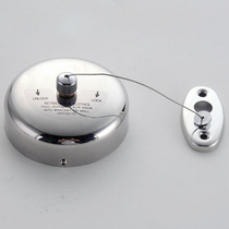 304 stainless steel telescopic wire clothesline indoor bathroom retractable invisible clothes drying rack clothes rail shower curtain