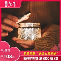 American VOLUSPA scented candle calms the nerves and helps sleep Sleep fragrance Small relief starry sky cup girls birthday gift