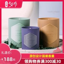 handhandhand scented candles soothe the mind and help sleep Smoke-free romantic fragrance Bedroom home indoor long-lasting ins