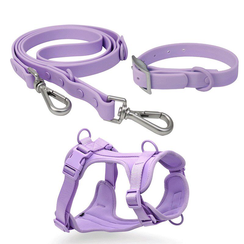 New Pet Traction Rope Amazon Cross-border Dog Traction Belt Waterproof Adjustable Item Ring Dog Rope Chest Back Cover