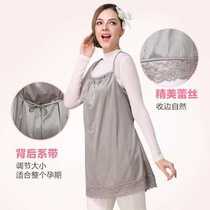 0Computer sling pregnant belly weight gain plus size office workers radiation protection clothing maternity clothing m fat autumn and winter 23 inner wear