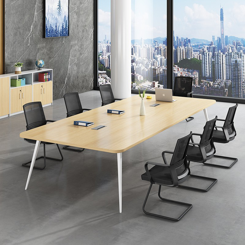 Conference Table Long Table Minimalist Modern Desk Chair Combined Strip Table Training Table Small Negotiation Table Office Furniture-Taobao