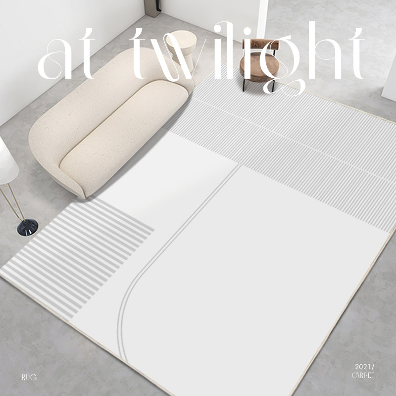 (Yuve) Carpet Living Room Bedrooms Nordic Modern Warm Color Plush Tea Table Mat Bedside Blanket INS Wind